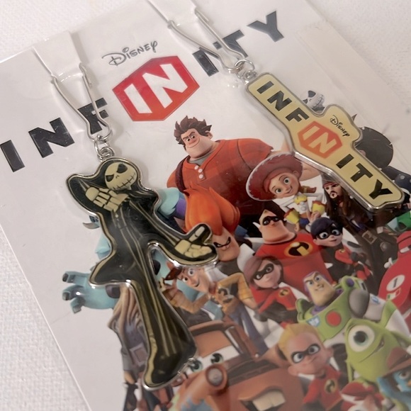 Disney Infinity Nightmare Before Christmas Jack Skellington Charm Keychain Set - Picture 2 of 4